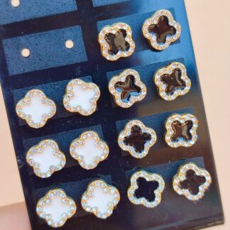 Aros tréboles dorados