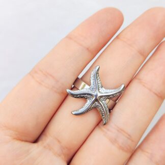 Anillos estrellita de acero quirúrgico