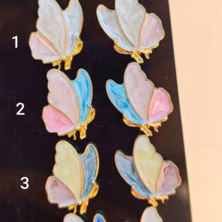 Aros mariposas dorados