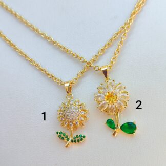 Collar girasol giratorio